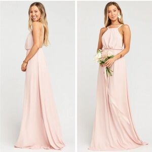 Show Me Your Mumu Amanda Maxi Dress in Dusty Blush